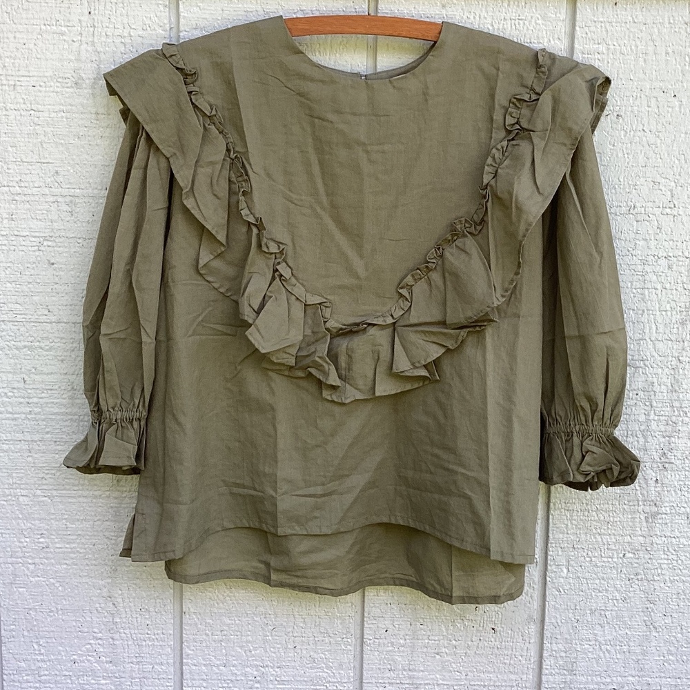 Acacia Swimwear TOP Charlie blouse loden